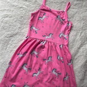 Girls unicorn tank dress - 6/6x